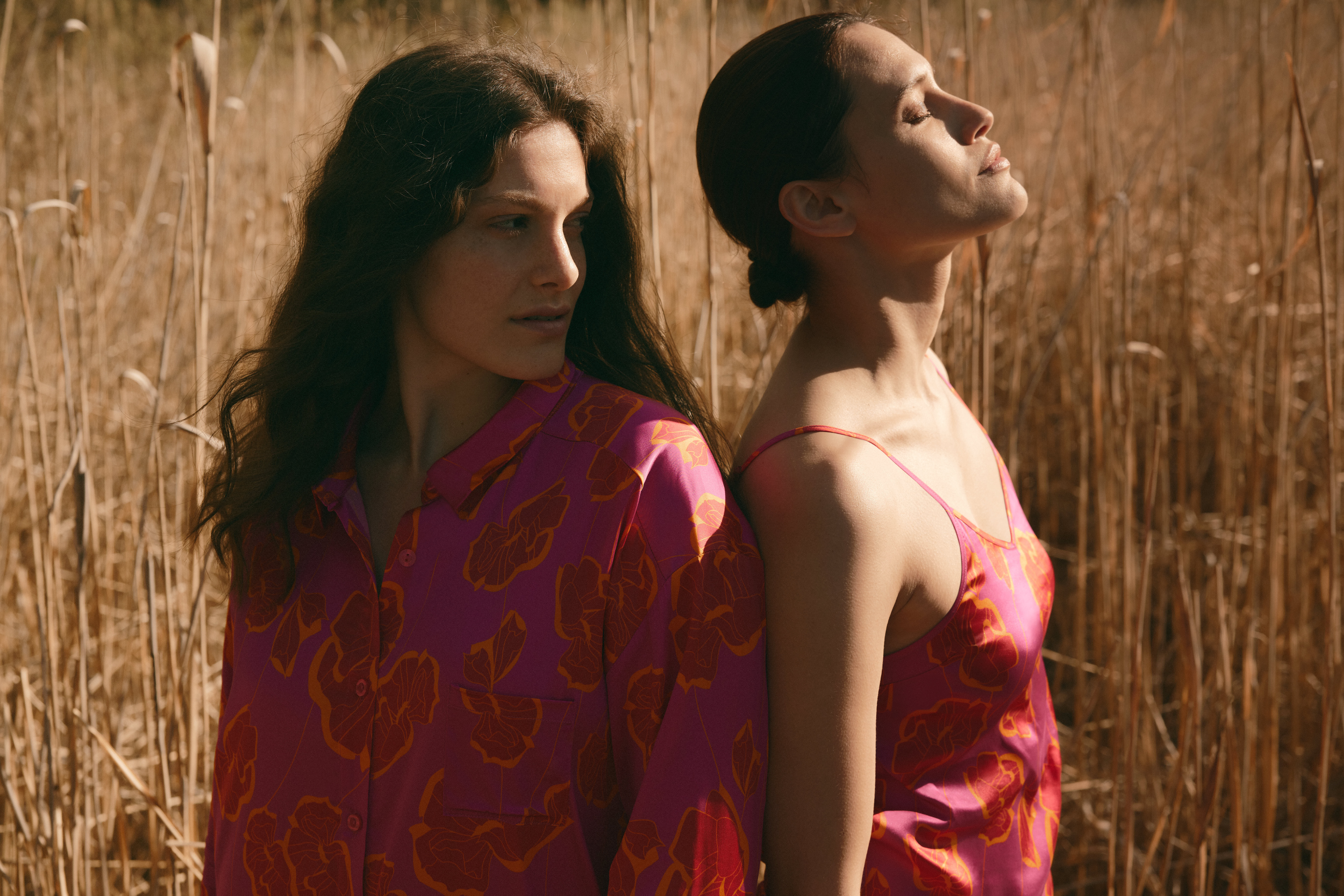 Renea Loungewear Set Pink Orange