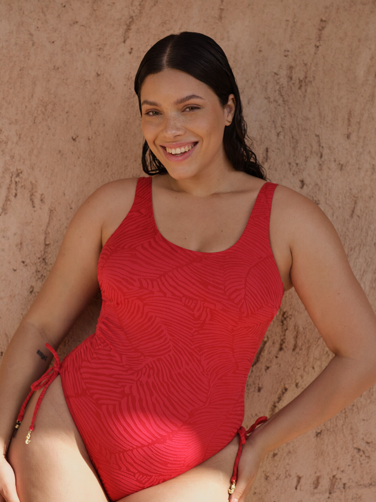 Badeanzug rot Charlize