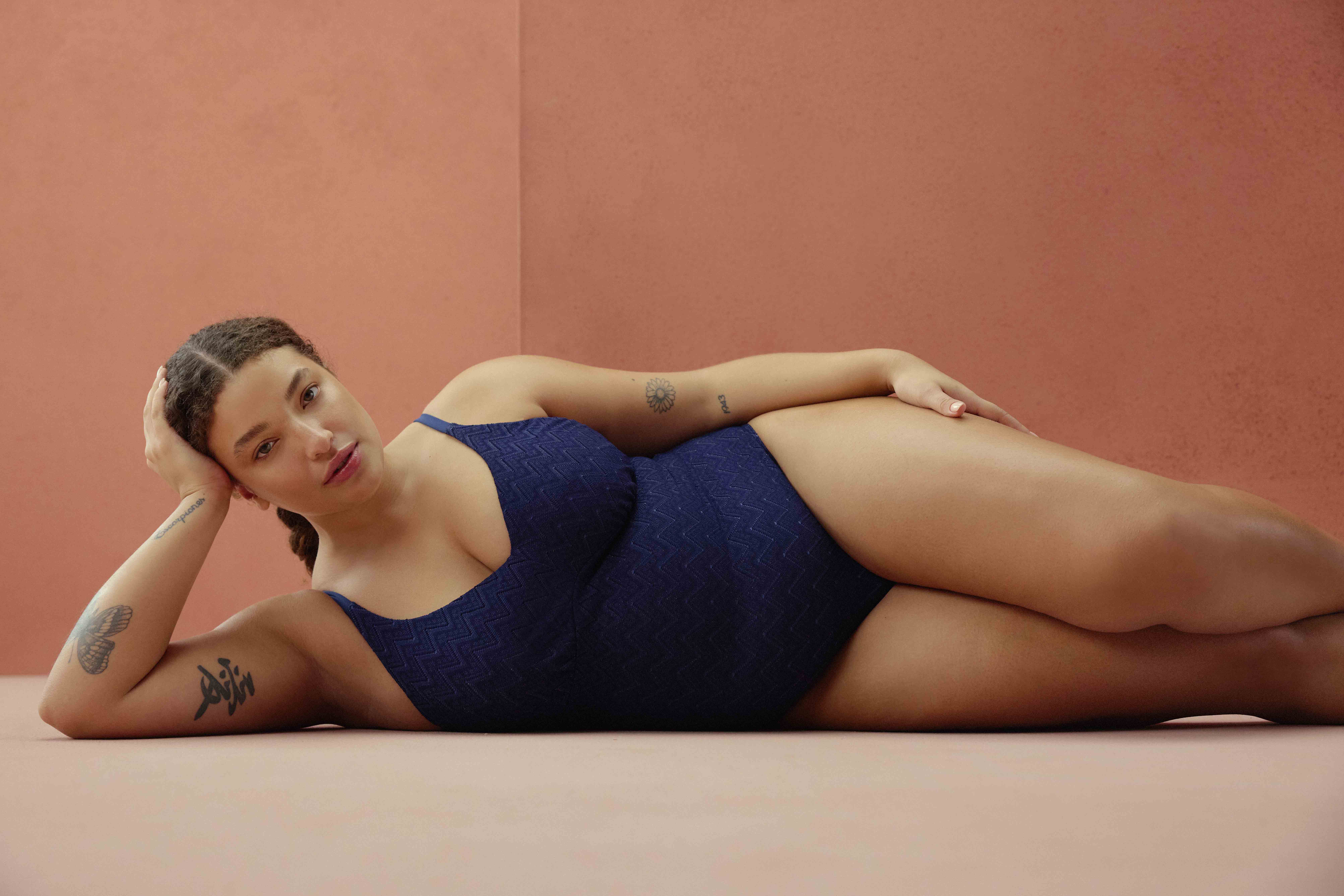 Badeanzug blau April